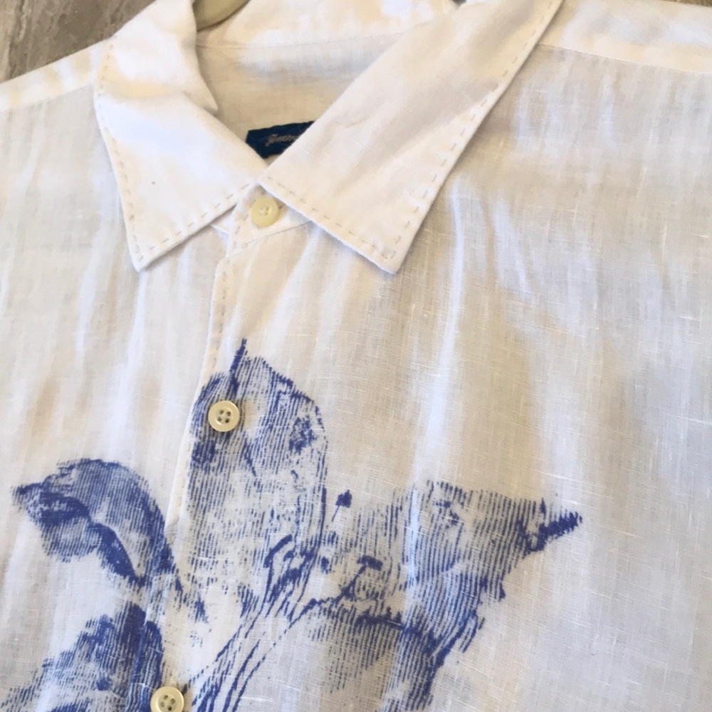 Tommy Bahama long sleeve button up Linen shirt
